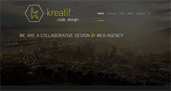 Desktop Screenshot of kreatif.co.za